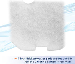 Aqueon Canister Filter Media Water Polishing Pad, White