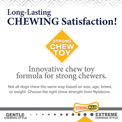 Nylabone Gourmet Style Knuckle Bone Strong Chew Toy for Dogs, Filet Mignon Flavor, X-Large - 50+ lbs, 1 Count