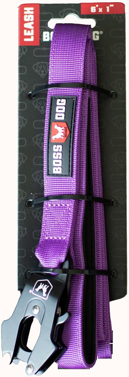 Boss Dog Tactical Leash, Purple