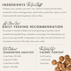 Fromm Crunchy Os Smokin' CheesePlosions Dog Treats - Premium Crunchy Dog Treats - Pork Recipe.