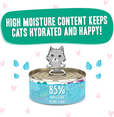 Weruva B.F.F. OMG - Best Feline Friend Oh My Gravy!, Tuna & Turkey Tell Me with Tuna & Turkey