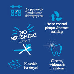 Brush Free Oral Gel for Dogs | Vet Formulated Dental Care with ProLong Technology | Cleans Teeth and Gums