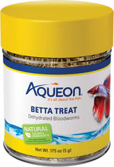Aqueon® Dehydrated Bloodworms Betta Fish Treats .175 Oz