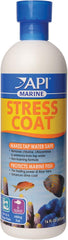 API MARINE STRESS COAT Saltwater Aquarium Water Conditioner 16-Ounce Bottle