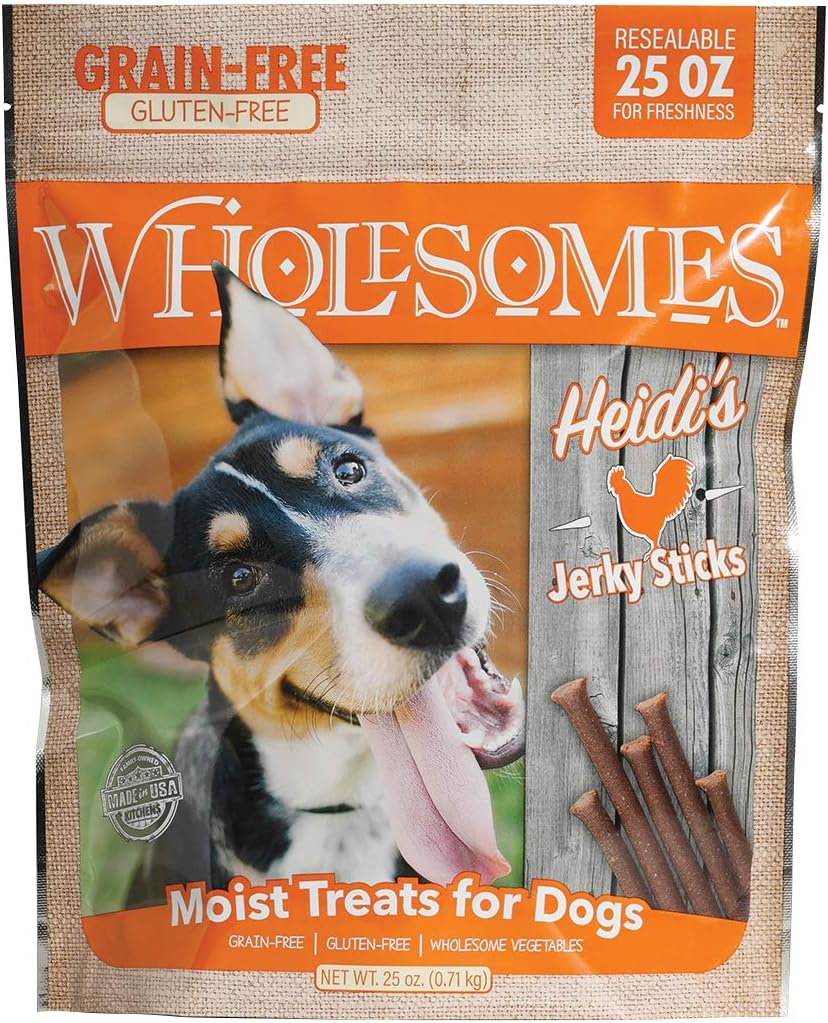 Wholesomes Heidi's Jerky Sticks Grain-Free Moist Dog Treats