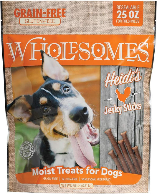 Wholesomes Heidi's Jerky Sticks Grain-Free Moist Dog Treats