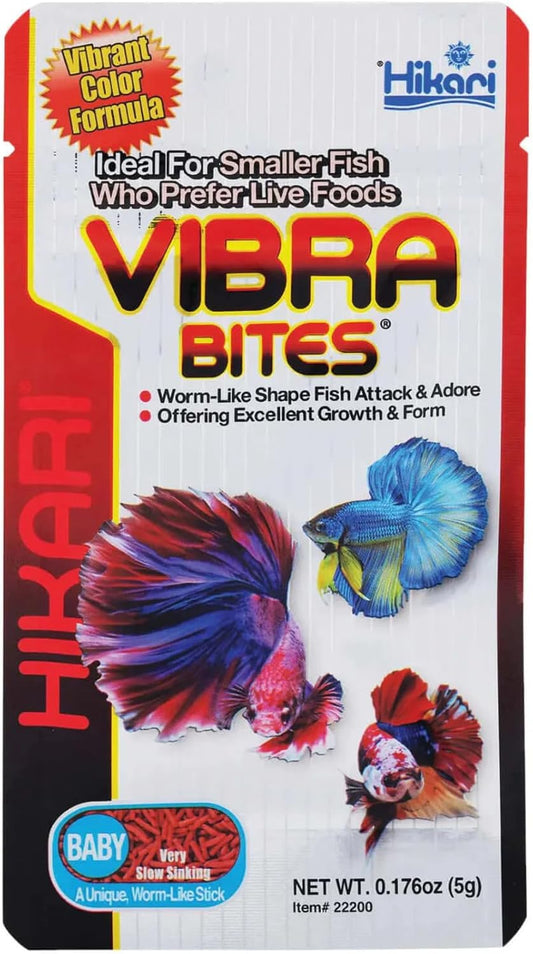 Hikari Vibra Bites Baby Tropical Fish Food, 0.18 oz