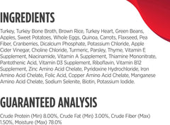 Nulo Gently-Cooked Meals Complete and Balanced Adult Wet Dog Food, Turkey & Green Bean, 9 Ounce, 8 Count