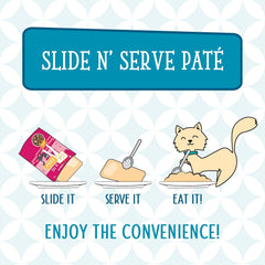 Weruva Cats in The Kitchen Slide N' Serve Grain-Free Natural Wet Pate Cat Food Pouches, Cat to The Future