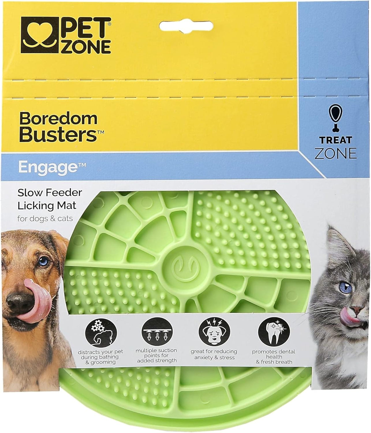 Engage Slow Feeder Licking Mat for Dogs & Cats