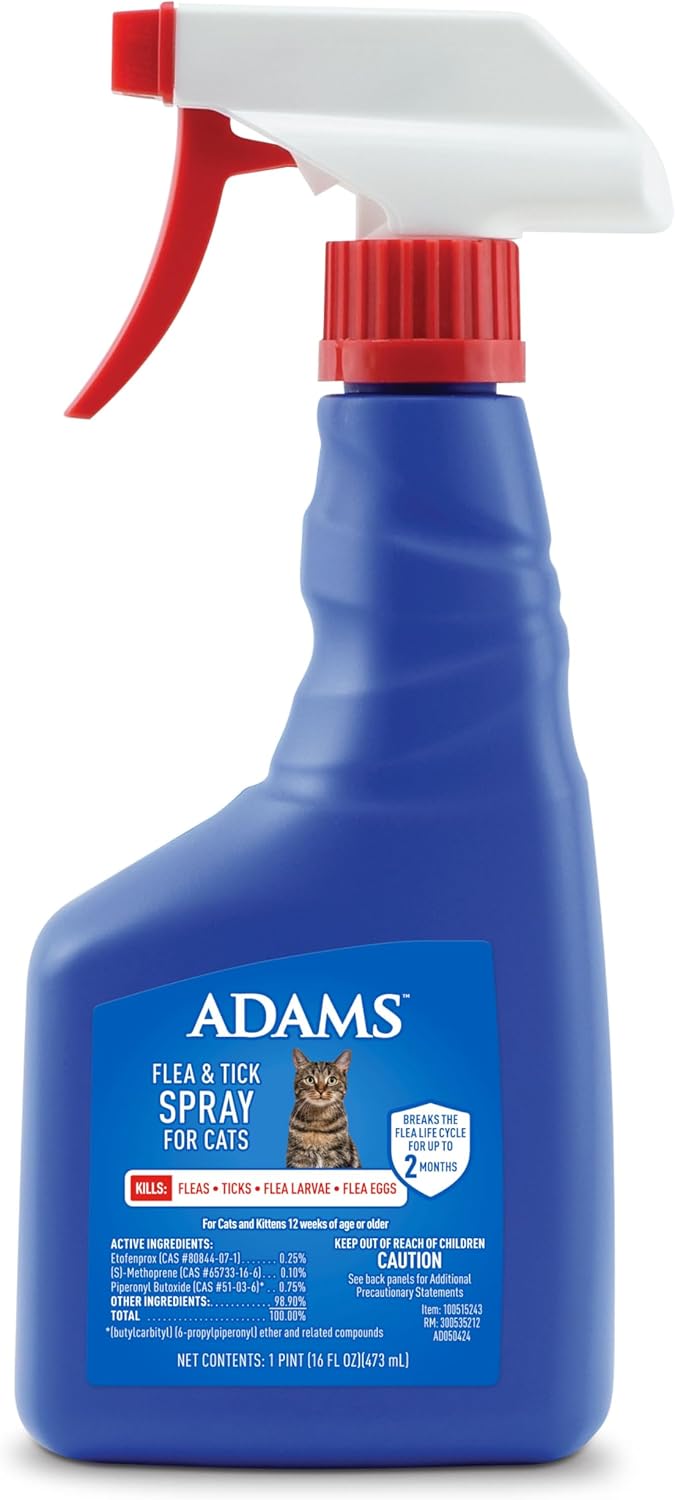 ADAMS Flea &amp; Tick Spray for Cats – 16 fl oz