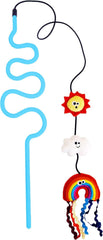 Mad Cat Rainbow Chaser Wand Catnip & Silvervine Cat Toy