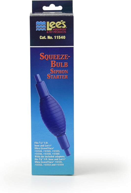 Lee's Aquarium & Pet Products Squeeze Bulb Aquarium Siphon Starter 1ea