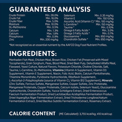 Next Level Super Premium Dog Food – Hero's Salute Adult Dry Dog Food Kibble All Breeds – 28% Protein, Fish, Chicken and Gluten Free Grains, Glucosamine & Chondroitin for Hip & Joint Health 40 lb
