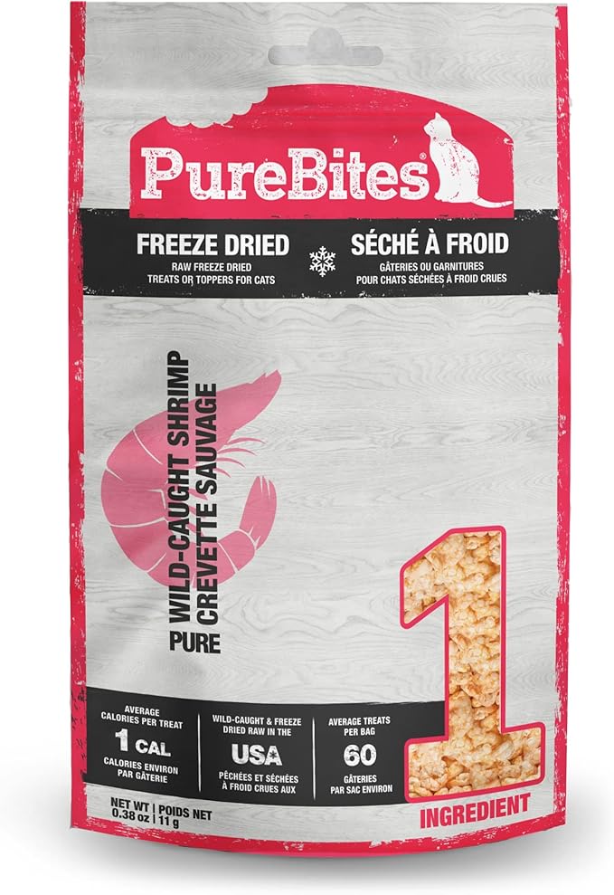 Freeze Dried Cat Treats, Shrimp