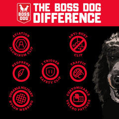 Boss Dog Tactical Leash, Blue