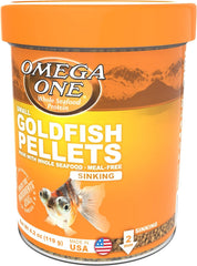 Omega One Goldfish Pellets, Sinking