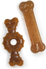 Nylabone Ring Bone Chew Toy for Puppies, Puppy Teething Toys, Puppy Enrichment Toys, Chicken Flavor