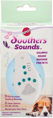 SPOT Soothers Sounds Machine - Calming Sound Recordings for Pets - Ease Anxious or Nervous Dogs - 5 Pre-Recorded Soothing Melodies - Record Your Own Voice - 3 Timer Options - Clip for Easy Hanging