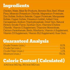 Pedigree Wet Food Pedigree Chopped Ground Dinner With Beef Adult Canned Wet Dog Food 13.2 oz, 1 ea