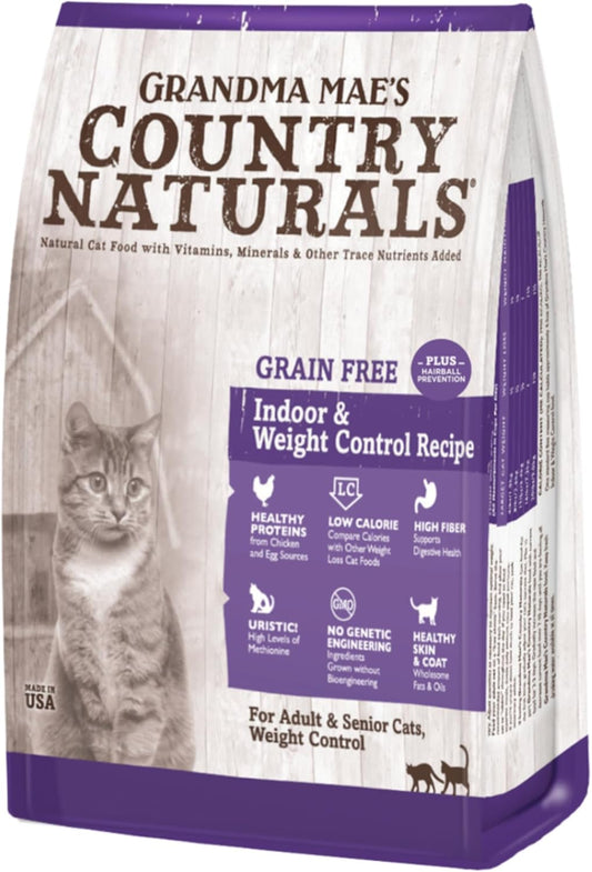 Grandma Mae's Country Naturals Grain Free Weight Control/Hairball Recipe for Cats 12 Lb
