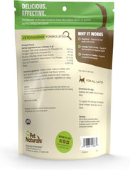 Pet Naturals Hairball - 30 Chicken-Flavored Chews - Cat Supplements & Vitamins for Hairball Control and Digestive Support, Contains No Corn or Wheat