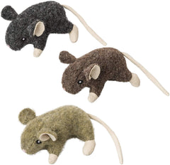 Spot® Wool Mouse Willie With Catnip Cat Toys Assorted Color 3.5 Inch