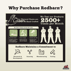 Redbarn Filled Dog Bones, Natural Long-Lasting Dental Treats; Suitable for Aggressive Chewers(Chicken)