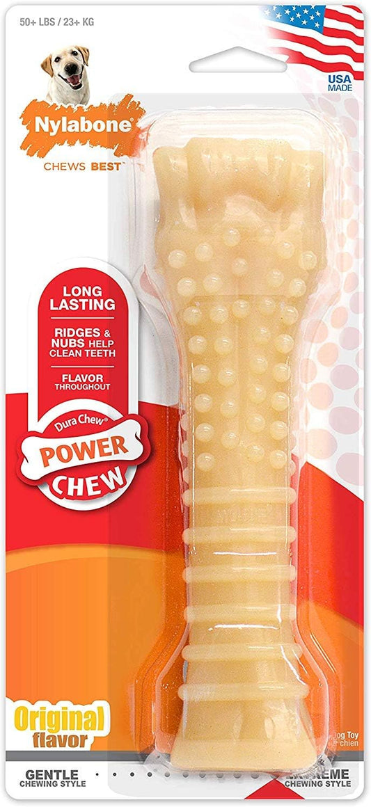 Nylabone Power Chew Extreme Chewing Dura Souper Bone Dog Chew Toy, Original