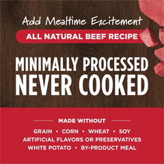 Instinct Raw Boost Shakers, Freeze-Dried Dog Food Powder Topper - Beef, 5.5 oz. Bottle