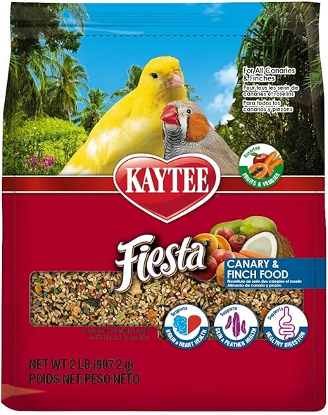 Kaytee Fiesta Canary and Finch Food, 2 Pound Bag