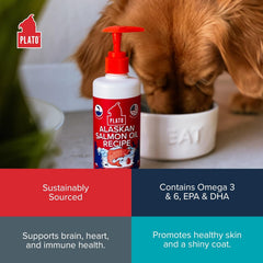 Plato Wild Alaskan Salmon Oil Dog