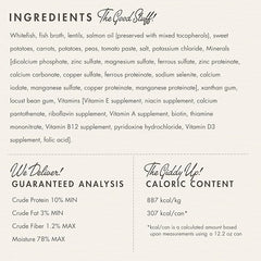 Fromm Whitefish & Lentil Pate Dog Food - Premium Wet Dog Food - Whitefish Recipe - Case of 12 Cans