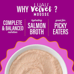 Tiki Cat Luau Velvet Mousse, Salmon in Broth, Complete Nutrition for Balanced Diet, Wet Cat Food For All Life Stages