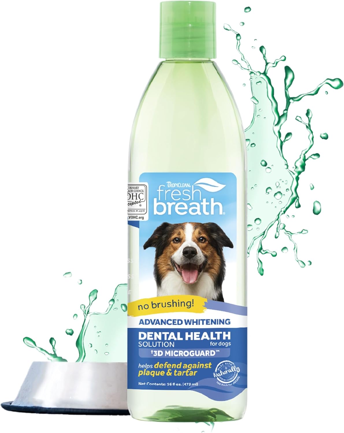 TropiClean Fresh Breath Advanced Whitening Water Additive for Dogs