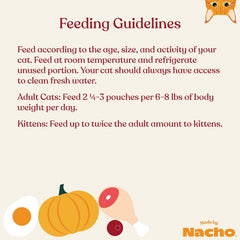 Made by Nacho Wet Cat Food, Cuts in Gravy, Limited Ingredients, Cage-Free Chicken Recipe with Bone Broth for Extra Hydration, (12) 3 oz. Pouches, Limited Ingredients