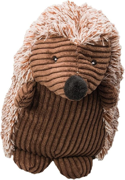 SPOT Ethical Pets 8" Assorted Colors Corduroy Hedgehogs Plush Dog Toy, Small, Medium Breeds