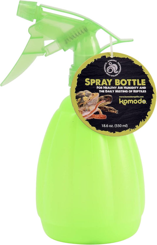 Komodo Spray Bottle | Perfect for Misting Amphibians and Reptiles | Helps Maintain Air Humididty | 550 Milliliter