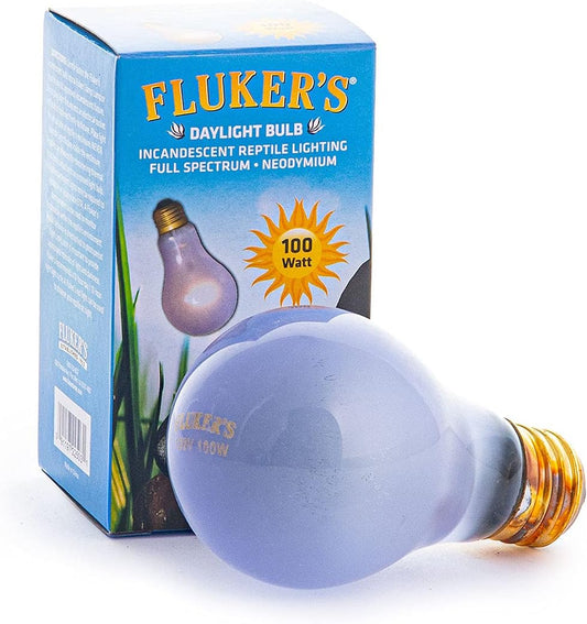 Fluker's Incandescent Reptile Lighting, Full Spectrum Daylight Bulb for Reptiles, Made with Neodymium, Provides Infrared Light