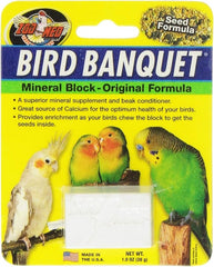 Zoo Med Bird Banquet Mineral Block - Original Seed Formula