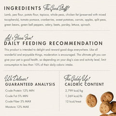 Fromm Four-Star Lamb with Cranberry Grain-Free Dog Treats, 8-Ounce Bag