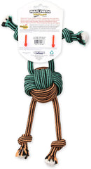 Mammoth Pet Products Flossy Chews Premium Cotton-Poly Extra Monkey Fist Ball with Rope Ends, Assorted Colors
