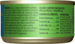 Tiki Cat Luau Shredded Meat, Wild Salmon & Chicken Recipe in Chicken Consumme, Grain-Free Balanced Nutrition Wet Canned Cat Food, For All Life Stages