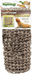 PENN-PLAX Reptology Lizard Lounger Sun Lover Basking Platform – 100% Natural Seagrass Fiber – Ideal for Bearded Dragons, Anoles, Geckos, and Other Reptiles