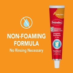Petrodex Toothpaste for Dogs and Puppies, Cleans Teeth and Fights Bad Breath, Reduces Plaque and Tartar Formation, 2.5oz