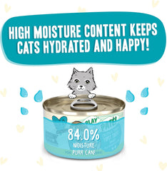 Weruva B.F.F. Play - Best Feline Friend Paté Lovers, Aw Yeah!, Chicken & Turkey Topsy Turvy with Chicken & Turkey