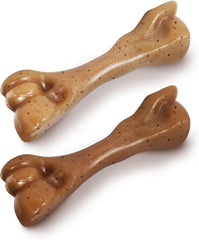 Nylabone Gourmet Style Strong Chew Toy Bundle, Toys for Dogs, Bacon & Chicken Flavor, Small - Up to 25 lbs, 2 Pack