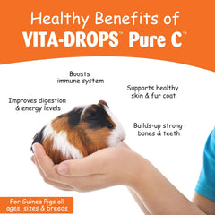 OASIS Vita Drops-Pure C for Guinea Pig, 2-Ounce, Packaging may vary