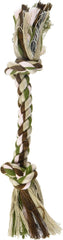 Two Knot Rope Bone Dog Toy in multicolors
