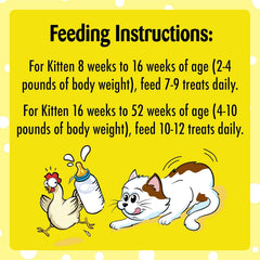 Temptations Chicken and Dairy Flavor Crunchy and Soft Kitten Treats 1ea/3 oz
